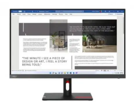 Monitor IPS LED Lenovo ThinkVision 27inch S27i-30, Full HD (1920 x 1080), VGA, HDMI (Gri)