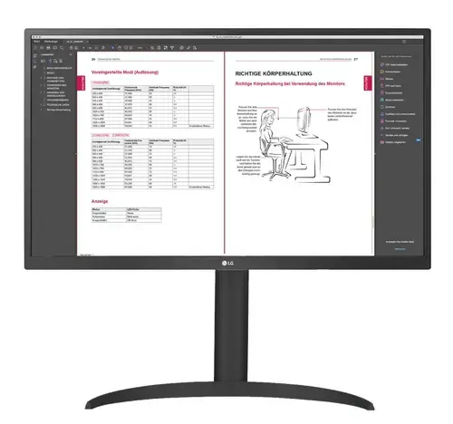 Monitor IPS LED LG 27inch 27BP55U-B, UHD (3840 x 2160), HDMI, DisplayPort, Pivot (Negru)