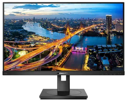 Monitor IPS LED Philips 23.8inch 242B1/00, Full HD (1920 x 1080), VGA< DVI, HDMI, DisplayPort, Pivot, Boxe, 75 Hz (Negru)