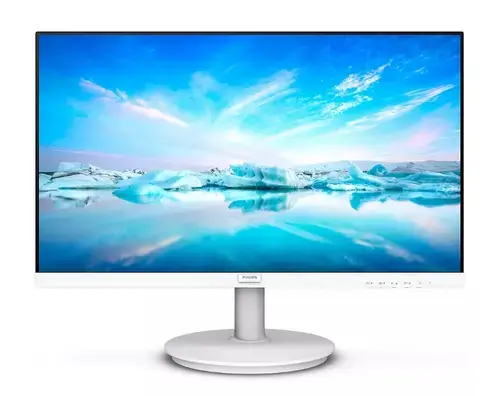 Monitor IPS LED Philips 27inch 271V8AW/00, Full HD (1920 x 1080), VGA, HDMI, Boxe, 75 Hz, 4 ms (Alb)