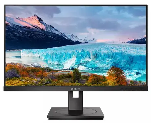 Monitor IPS LED Philips 27inch 272S1M/00, Full HD (1920 x 1080), VGA, DVI, HDMI, DisplayPort, Boxe, Pivot, 75 Hz (Negru)