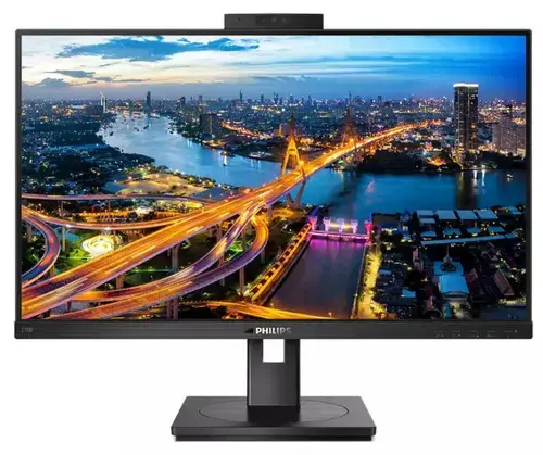 Monitor IPS LED Philips 27inch 275B1H/00, QHD (2560 x 1440), DVI, HDMI, DisplayPort, Camera Web, Boxe, Pivot, 75 Hz (Negru)