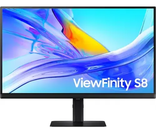 Monitor IPS LED Samsung 27inch LS27D800UAUXEN, UHD (3840 x 2160), HDMI, DisplayPort, Pivot (Negru)