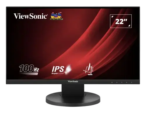 Monitor IPS LED ViewSonic 21.5inch VG2208A, Full HD (1920 x 1080), HDMi, DisplayPort, Boxe, Pivot, 100 Hz, 5 ms (Negru)