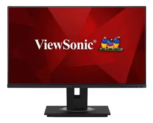 Monitor IPS LED ViewSonic 23.8inch VG2456, Full HD (1920 x 1080), HDMI, DisplayPort, Boxe, Pivot (Negru)