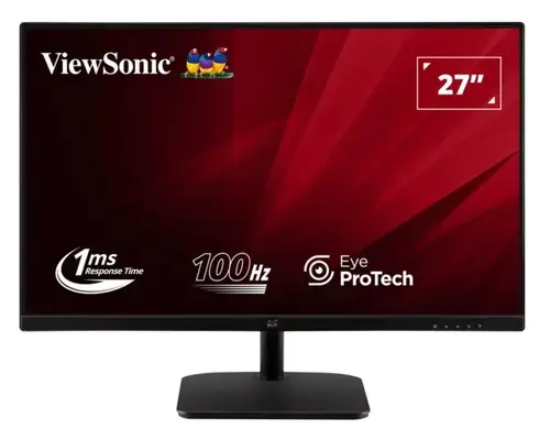 Monitor IPS LED ViewSonic 27inch VA2732-H-2, Full HD (1920 x 1080), VGA, HDMI, 100 Hz, 1 ms (Negru)