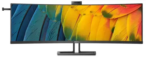 Monitor LCD VA LED Philips 44.5inch 45B1U6900CH/00, Dual QHD (5120 x 1440), HDMI, DisplayPort, Ecran Curbat, Boxe, 75 Hz (Negru)