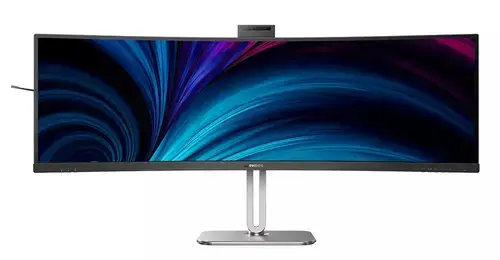Monitor LCD VA LED Philips 49inch 49B2U5900CH/00, Dual QHD (5120 x 1440), HDMI, DisplayPort, Ecran curbat (Negru/Argintiu)