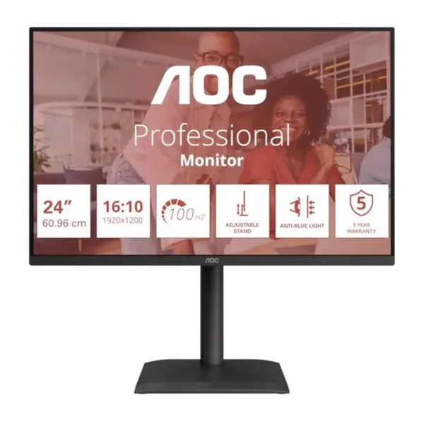 Monitor LED AOC X24E4U 24 inch WUXGA IPS 4 ms 100 Hz