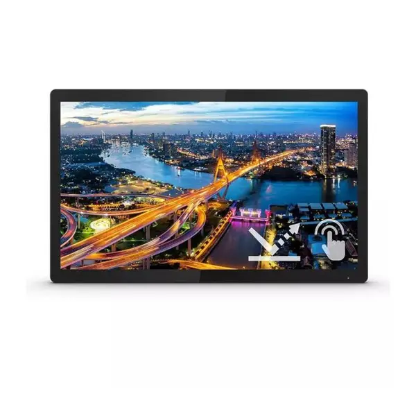 Monitor LED IPS Philips 21.5", Full HD, DisplayPort, Vesa, Negru