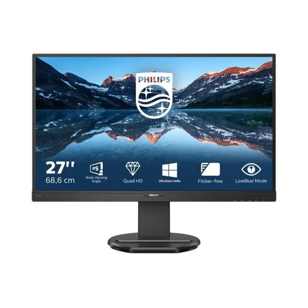 Monitor LED IPS PHILIPS 276B9/00, 27", QHD, 75Hz, boxe, negru