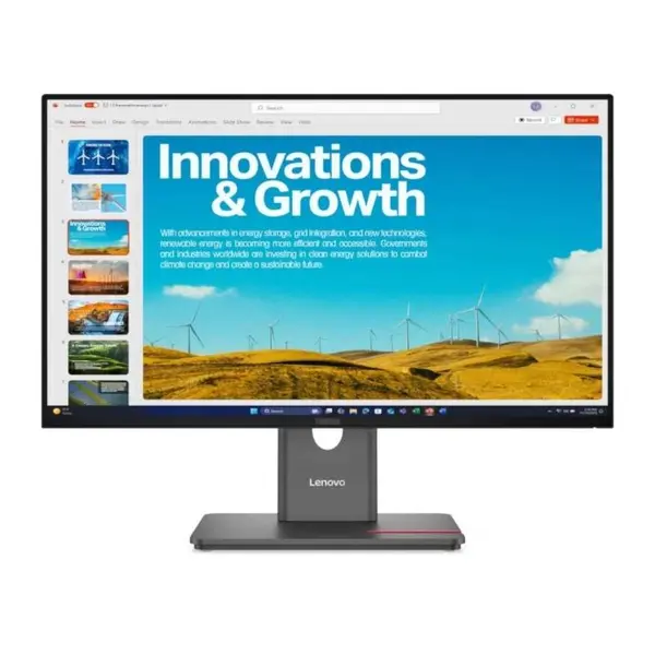 Monitor LED Lenovo ThinkVision P24QD-40 23.8 inch QHD IPS 4 ms 120 Hz USB-C HDR