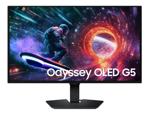 Monitor OLED Samsung 27inch LS27FG502SUXEN, QHD (2560 x 1440), HDMI, DisplayPort, 180 Hz, 0.03 ms (Negru)