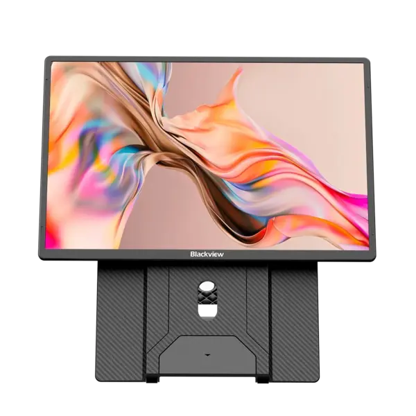 Monitor portabil Blackview Table 9, Negru , 16 IPS 1920x1200 16:10 monitor pentru laptop si PC, extensie ecran USB-C Full Featured si Mini HDMI, display 60Hz 300 nits cu difuzor integrat