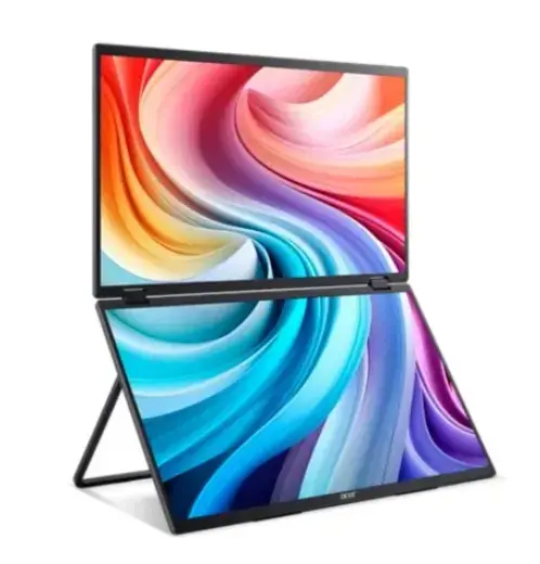 Monitor portabil pliabil IPS LED Acer 18.5inch PD193QEb, Full HD (1920 x 1080), HDMI, 100 Hz, 4 ms (Negru)