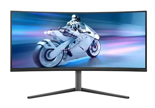 Monitor QD OLED Philips 34inch 34M2C6500/00, WQHD (3440 x 1440), HDMI, DisplayPort, Ecran curbat, 175 Hz, 0.03 ms (Negru)