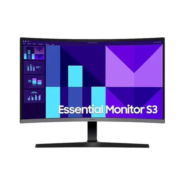 Monitor Samsung Essential Curved S3 LS27D392GAUXEN, 27", Full HD, VA, 100 Hz, Negru