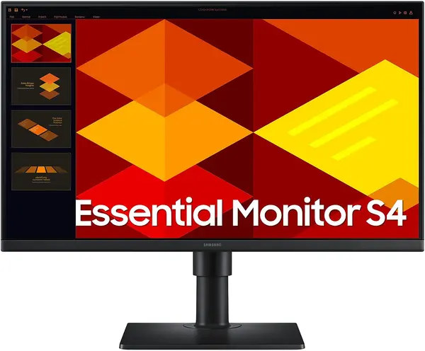 Monitor Samsung - LS24D406GA, 24'', IPS, FHD, Anti-Glare, USB Hub, negru