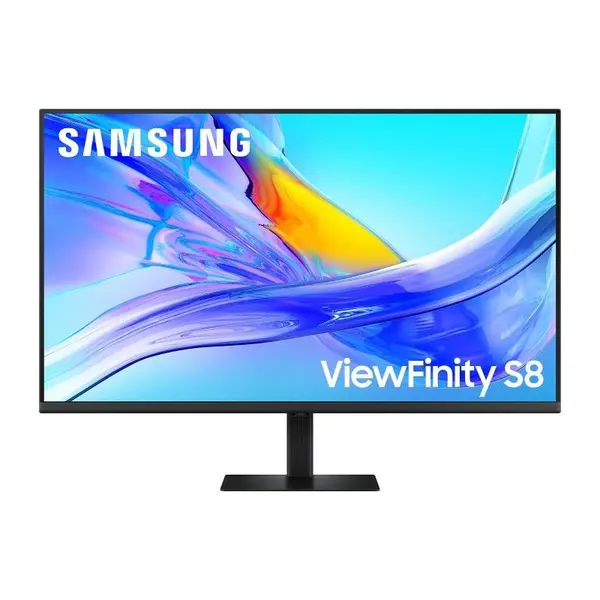 Monitor Samsung ViewFinity S8, 37 inch, VA, 4K UHD, 60 Hz, 5 ms, Negru