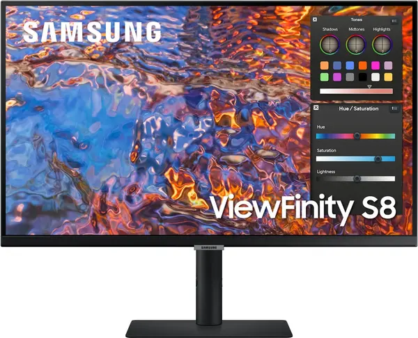 Monitor Samsung - ViewFinity S8 LS32B800PXP, 32'', 4K, IPS, USB-Hub
