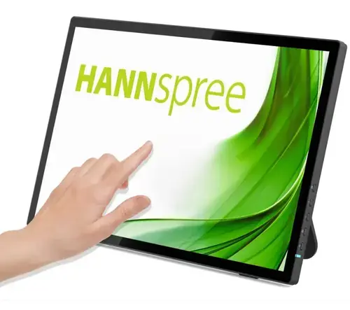 Monitor TFT LED Hannspree 23.8inch HT249PPB, Full HD (1920 × 1080), HDMI, DisplayPort, Touchscreen (Negru)