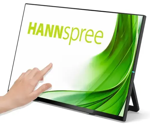Monitor TFT LED Hannspree 27inch HT279PPB, Full HD (1920 × 1080), HDMI, DisplayPort, Touchscreen, 75 Hz (Negru)