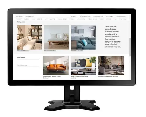 Monitor VA LED AG Neovo 23.8inch TX-2401, Full HD (1920 x 1080), VGA, HDMI, DisplayPort, Touchscreen (Negru)