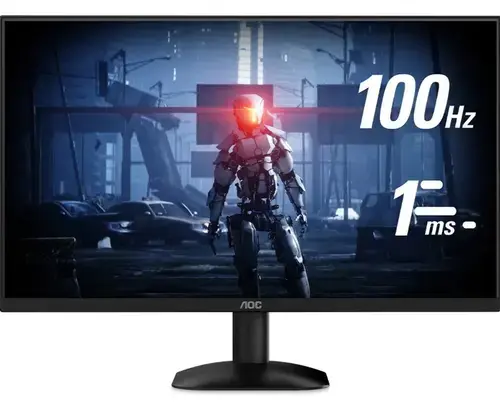 Monitor VA LED AOC 23.8inch 24B35HM2, Full HD (1920 x 1080), VGA, HDMI, 100 Hz, 1 ms (Negru)