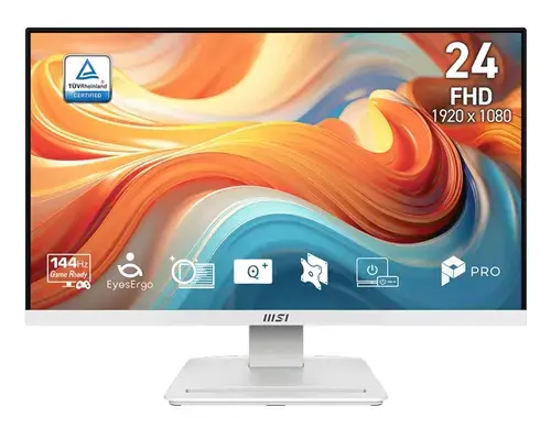 Monitor VA LED MSI 23.8inch PRO MP241WDE, Full HD (1920 x 1080), HDMI, DisplayPort, 144 Hz, 4 ms (Alb)