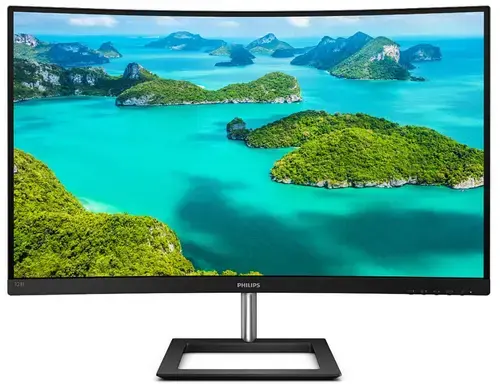 Monitor VA LED Philips 31.5inch 328E1CA/00, UHD (3840 x 2160), HDMI, DisplayPort, Ecran curbat, Boxe (Negru)