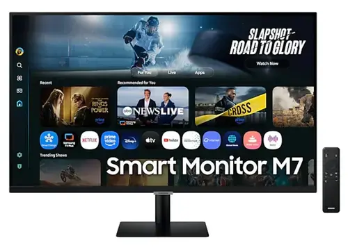 Monitor VA LED Samsung 32inch LS32FM700UUXDU, UHD (3840 x 2160), HDMI, Boxe (Negru)