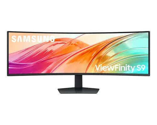 Monitor VA LED Samsung 49inch LS49F950UAUXEN, DQHD (5120 x 1440), HDMI, DisplayPort, Boxe, Ecran curbat, 120 Hz, 5 ms (Negru)