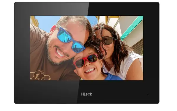 Monitor videointerfon TCP/IP Hikvision HiLook VI-H460WD, ecran tactil 7 inch, Wi-Fi 2.4GHz, PoE, audio bidirectional