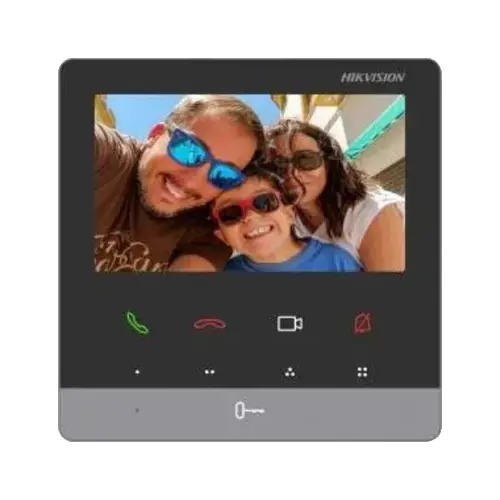 Monitor videointerfon TCP/IP, TFT LCD 4.3 inch 9 butoane, PoE - HIKVISION DS-KH6100-E1