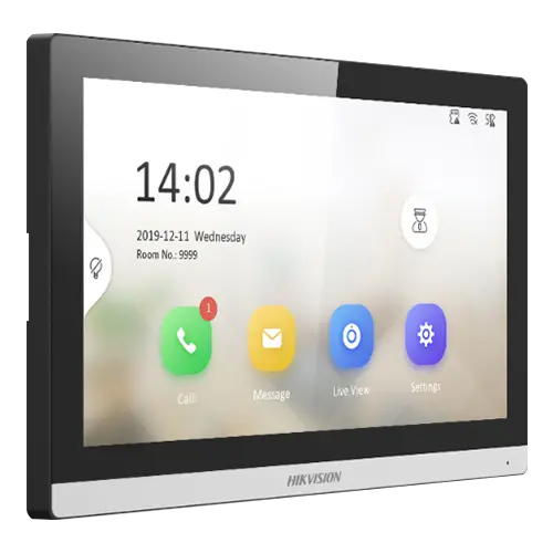 Monitor videointerfon TCP/IP, Wi-Fi, ecran LCD 7', Alarma - HIKVISION DS-KH6350-WTE1