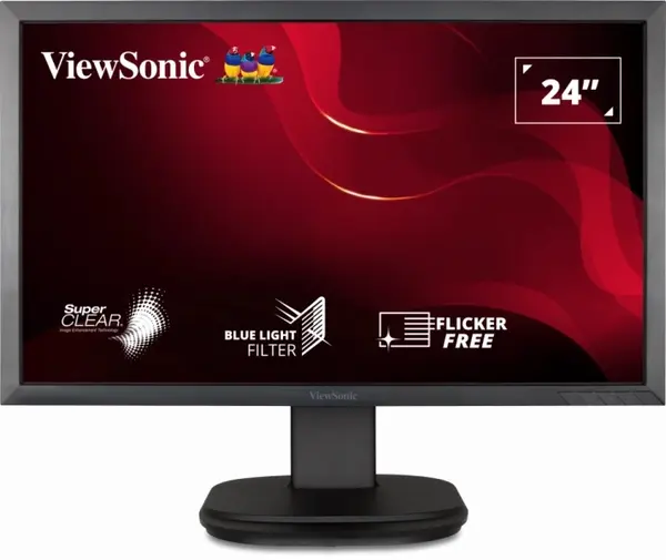 Monitor ViewSonic - VG2439SMH-2, 24'', FHD, VA, USB Hub, negru