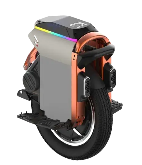 Monociclu electric KingSong S16, viteza maxima 50km/h, Autonomie 130km, Motor 2800W, iluminare RGB, Roata 16inch (Negru)