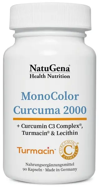 MonoColor Curcuma 2000, 90 капсули, NatuGena