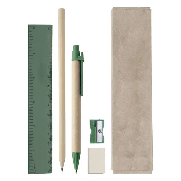Monoli set instrumente de scris - verde