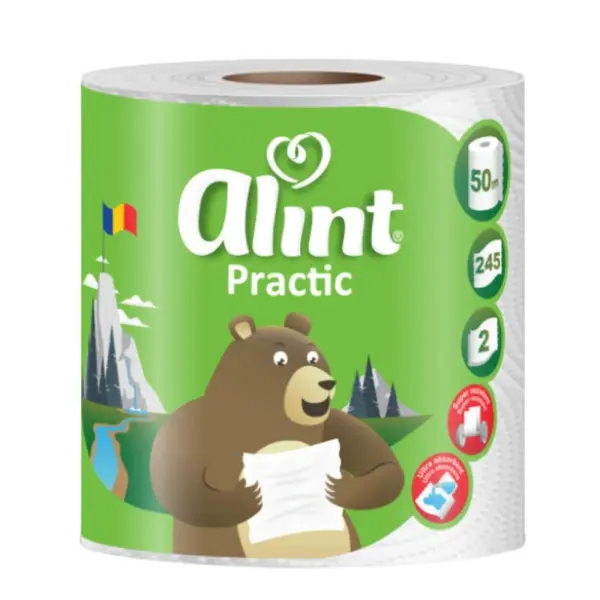 Monorola Alint Practic, 2 Straturi, 1 Rola, 50 m, 245 Foi
