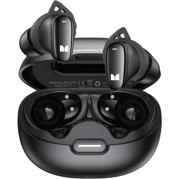 MONSTER Casti True Wireless Monster N-Lite 206, Bluetooth, Negru