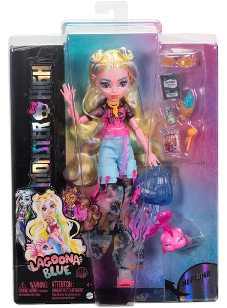Monster High Core Doll With Pet Lagoona (hxh75)