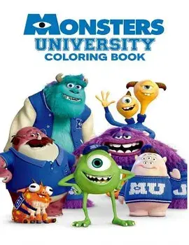 Monsters University Coloring Book: Coloring Book for Kids and Adults with Fun, Easy, and Relaxing Coloring Pages, Paperback/Linda Johnson