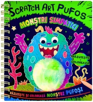 Monstri simpatici. Scratch Art pufos/***