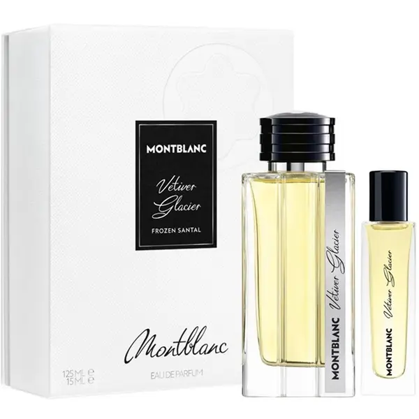 Mont Blanc Collection Vetiver Glacier 125ml.15ml Apa De Parfum Barbati SET