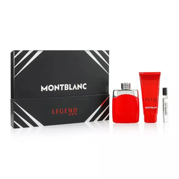 Mont Blanc – Legend Red Eau De Parfum 100ml + Eau De Parfum 7.5ml + Shower Gel 100ml