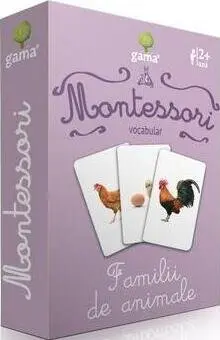 Montessori. Vocabular - Familii de animale