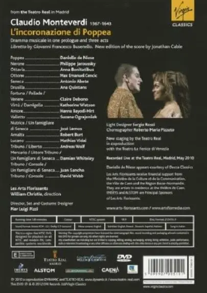 Monteverdi: L'Incoronazione di Poppea | Claudio Monteverdi, William Christie, Pier Luigi Pizzi