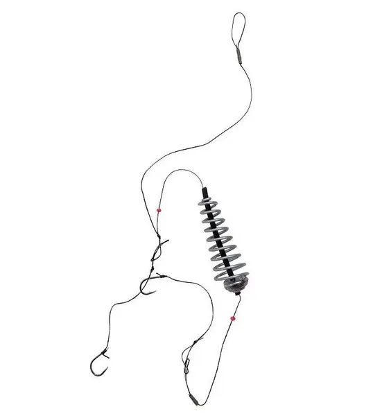 Montura pescuit cu 3 carlige legate
