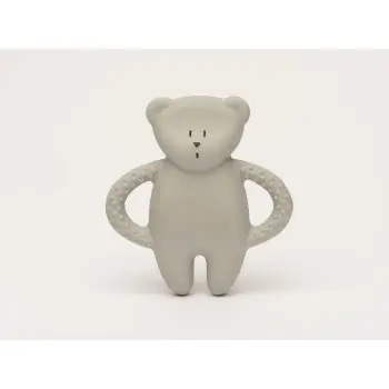 Moonie Natural Teether Grey jucărie pentru dentiție